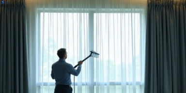 Commercial curtain steam cleaning service smythes-creek-vic hotels offices